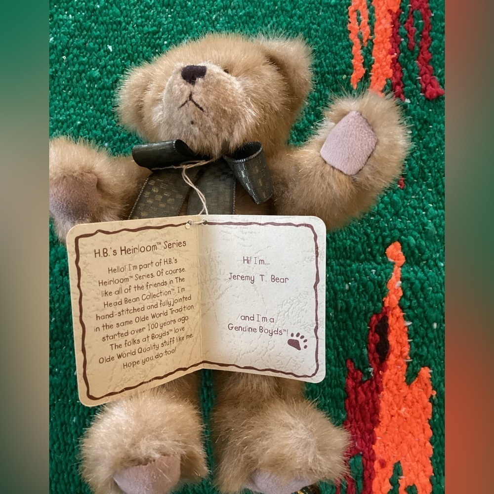 Boyd’s Bear Jeremy The Head Bean Collection